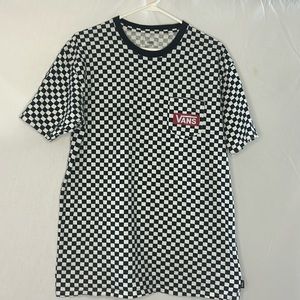 Vans men checkerboard shirt Size Large